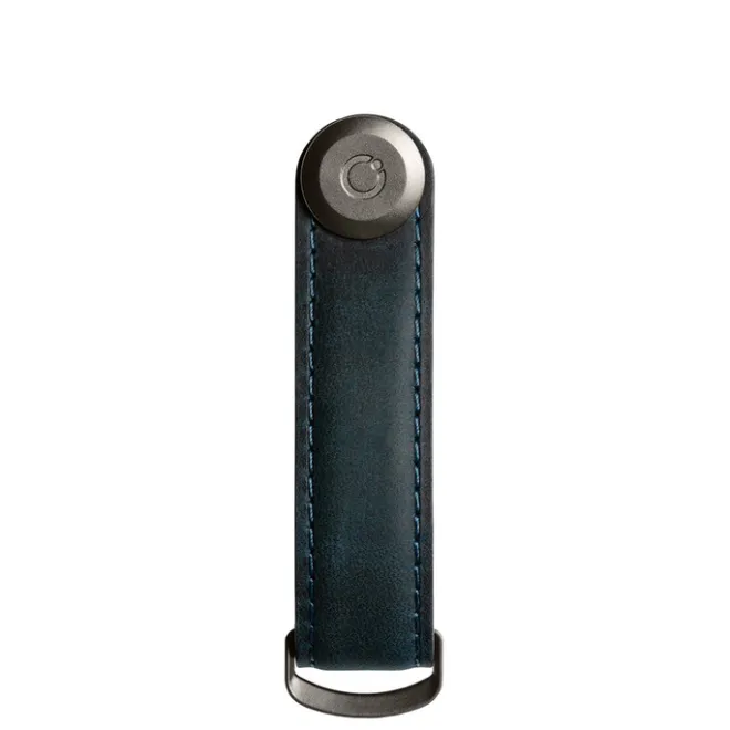 Best Orbitkey Crazy Horse Leather Key Organiser marine blue