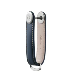 Hot Orbitkey Premium Leather 2.0 Keyholder navy / tan