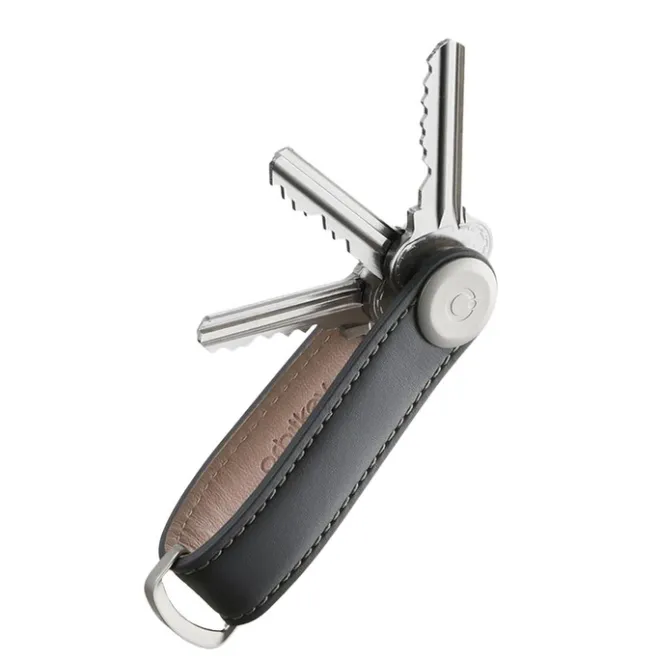 Discount Orbitkey Premium Leather 2.0 Keyholder charcoal / grey