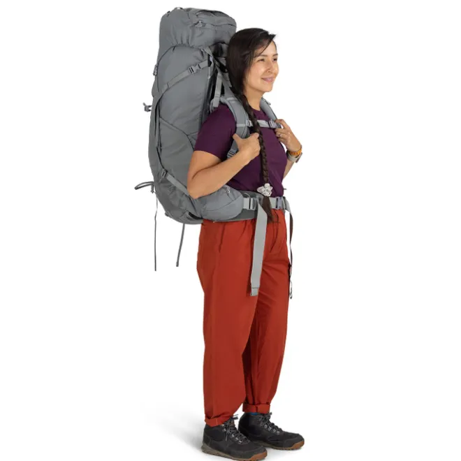Outlet Osprey Ariel 65 Womens Backpack XS/S medium gray