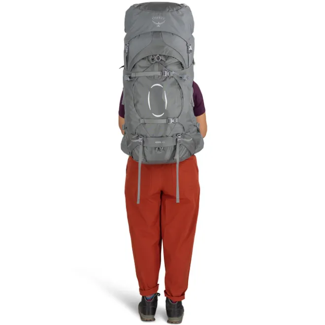 Outlet Osprey Ariel 65 Womens Backpack XS/S medium gray