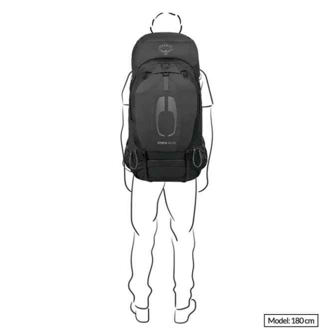 Clearance Osprey Atmos AG 65 L-XL black