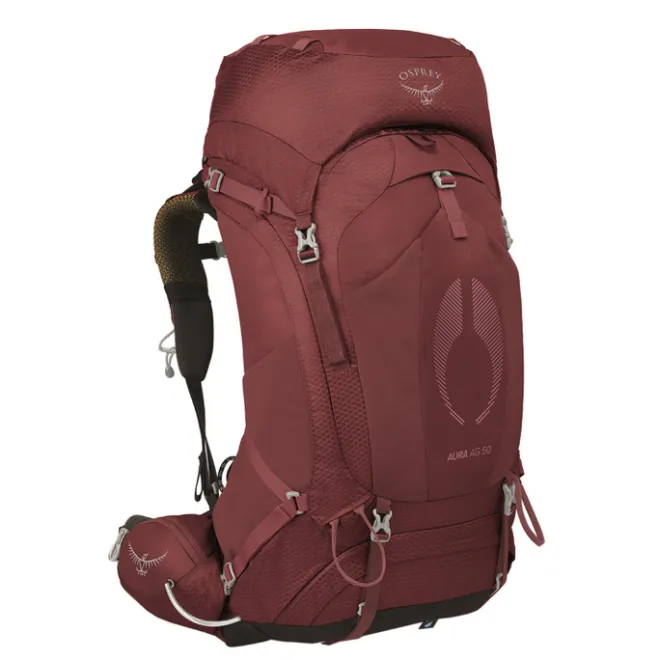 Discount Osprey Aura AG 50 WM/L berry sorbet red