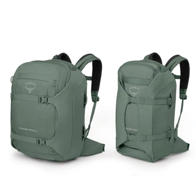 Discount Osprey Sojourn Porter Travel Pack 30L koseret green