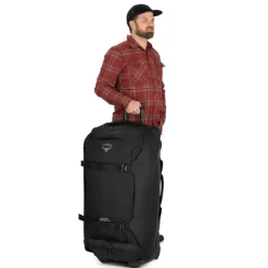 New Osprey Sojourn Shuttle Wheeled Duffel 130L black