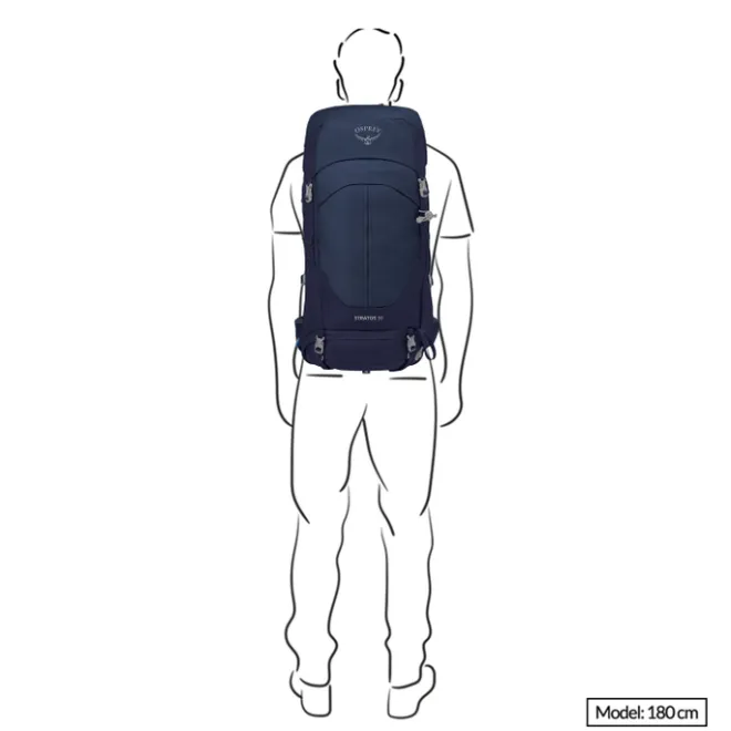 Clearance Osprey Stratos 36 Backpack cetacean blue