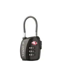 Discount Osprey TSA 3 Dial Cable Lock black