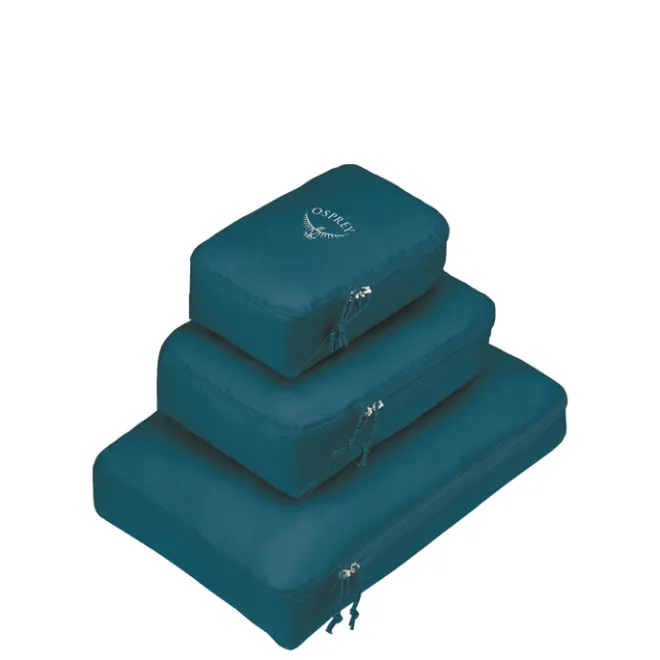 New Osprey Ultralight Packing Cube Set waterfront blue