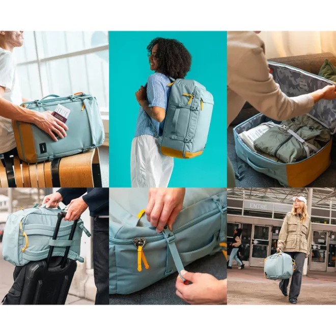 Clearance Pacsafe Go Carry-On Backpack 44L Anti-Theft fresh mint