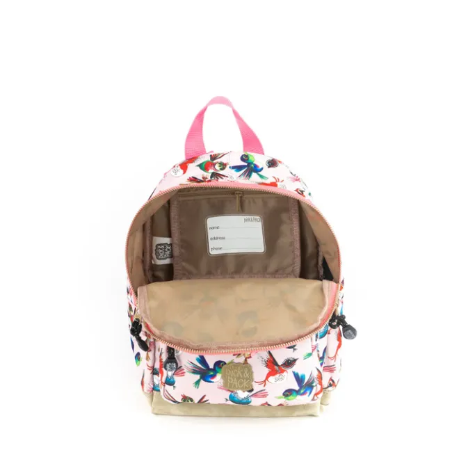 Hot Pick & Pack Birds Backpack S soft pink
