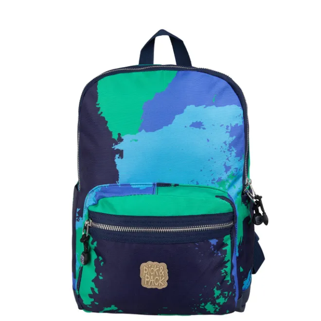 Discount Pick & Pack Faded Camo Backpack M blue