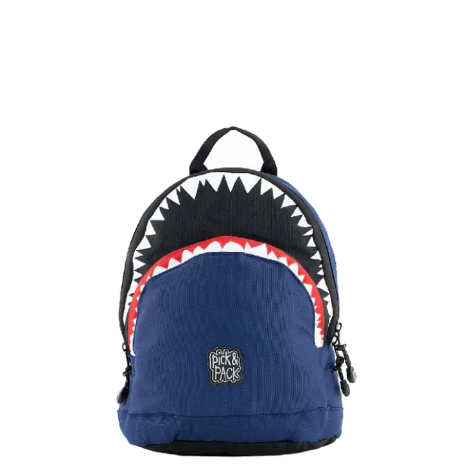 Hot Pick & Pack Shark Shape Backpack S navy