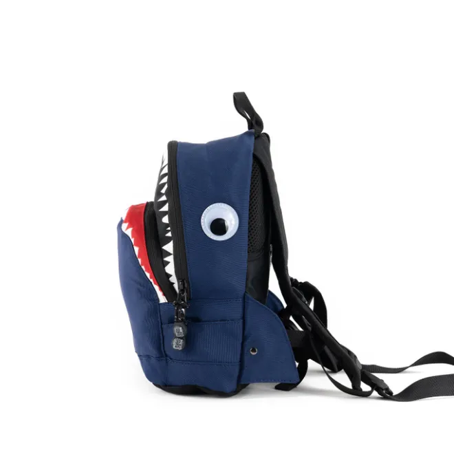 Hot Pick & Pack Shark Shape Backpack S navy