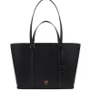 Clearance Pinko Carrie Shopper Big Pelle Botta black