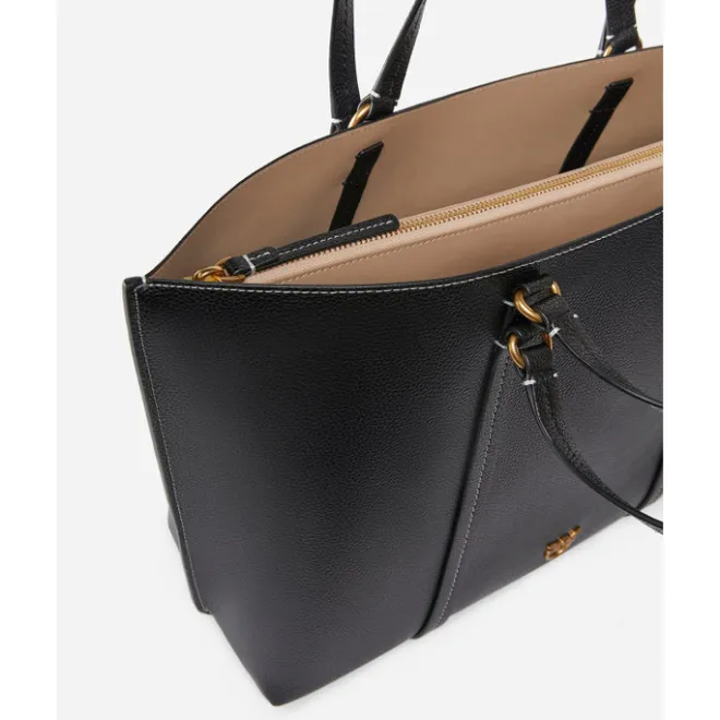 Clearance Pinko Carrie Shopper Big Pelle Botta black