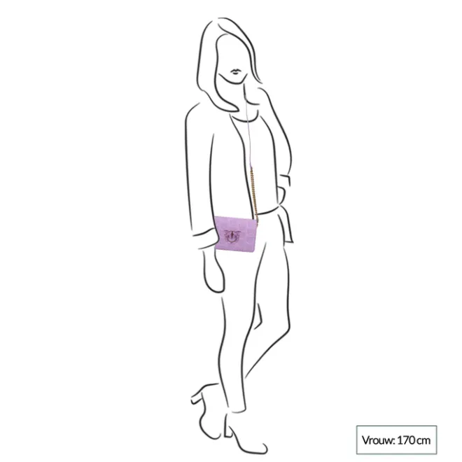 Best Pinko Love Click Mini Chevron purple tulip