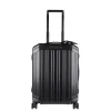 Clearance Piquadro Alu Slim 4 Wheel Cabin Trolley black