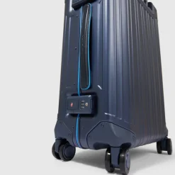 Online Piquadro ALU-B2 Cabin Trolley 55 blue