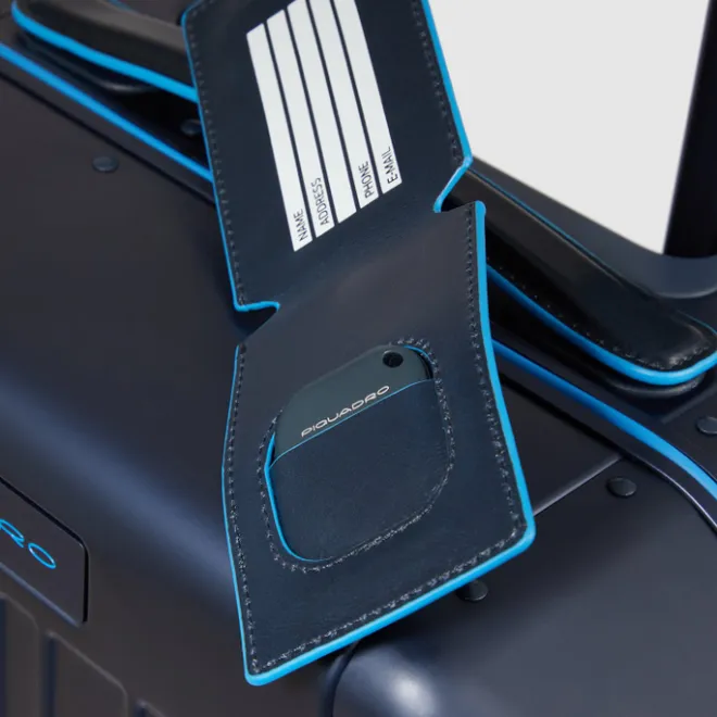 Online Piquadro ALU-B2 Cabin Trolley 55 blue