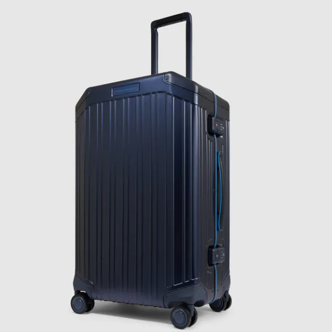 Online Piquadro ALU-B2 Medium Trolley 69 blue