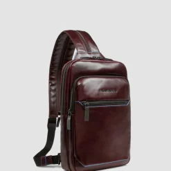 Sale Piquadro B2 Mono Slingbag brown