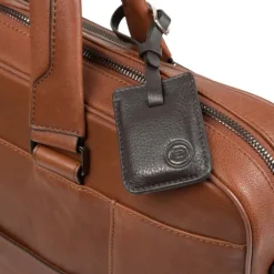 Best Piquadro Black Square Portfolio Computer Briefcase with iPad Compartment black