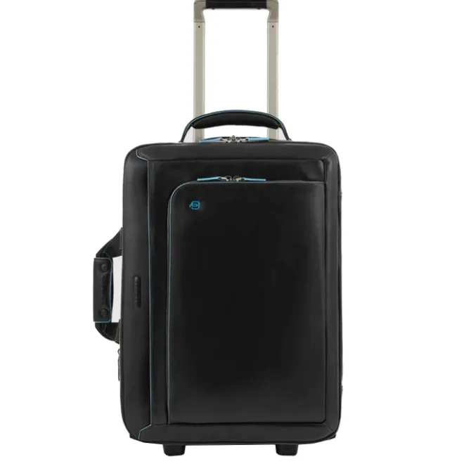 Online Piquadro Blue Square Cabin Trolley black