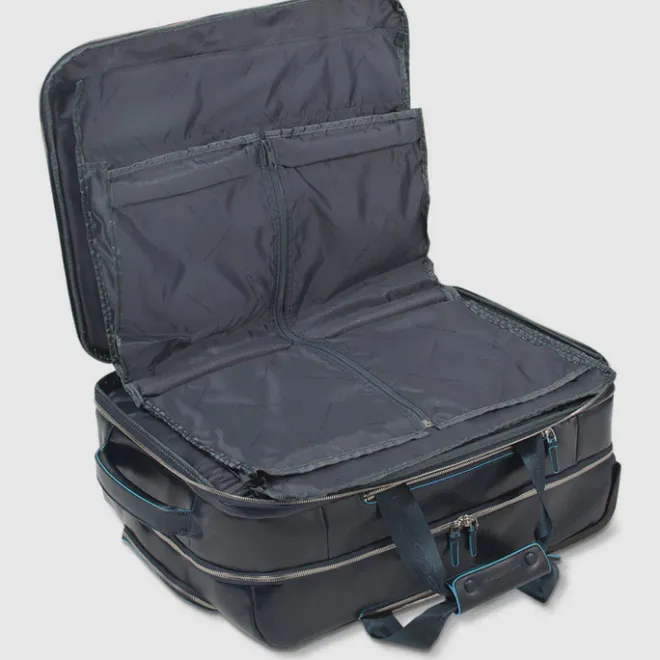 Online Piquadro Blue Square Cabin Trolley black