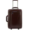 Piquadro Blue Square Cabin Trolley brown