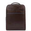 Hot Piquadro Blue Square Computer Backpack Plain With iPad Pro brown