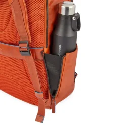 Clearance Piquadro Blue Square Computer Backpack With iPad Pro blue