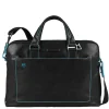 Hot Piquadro Blue Square Computer Portfolio Briefcase 15'' black