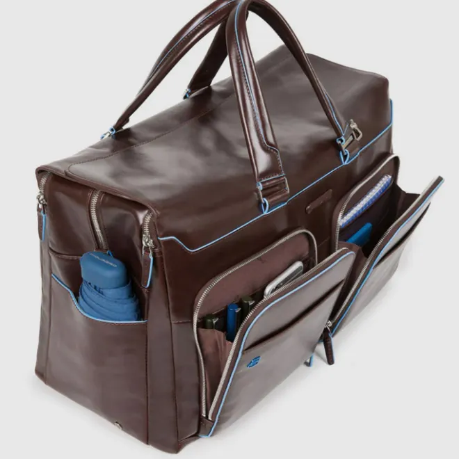 New Piquadro Blue Square Duffel Bag black