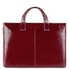 Clearance Piquadro Blue Square Expandable Slim Computer Bag 15.6" red
