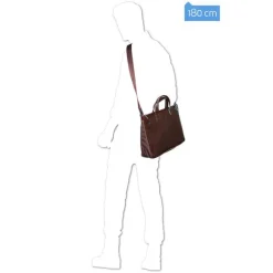 Clearance Piquadro Blue Square Expandable Slim Computer Bag 15.6" red