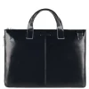 Online Piquadro Blue Square Expandable Slim Computer Bag 15.6" night blue