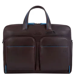 Online Piquadro Blue Square Revamp Laptopbag brown
