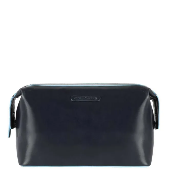 Sale Piquadro Blue Square Toiletry Bag night blue