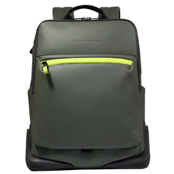 Clearance Piquadro C2OW Laptop Backpack 15.6" green