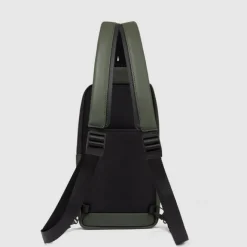 New Piquadro C2OW Mono Slingbag green
