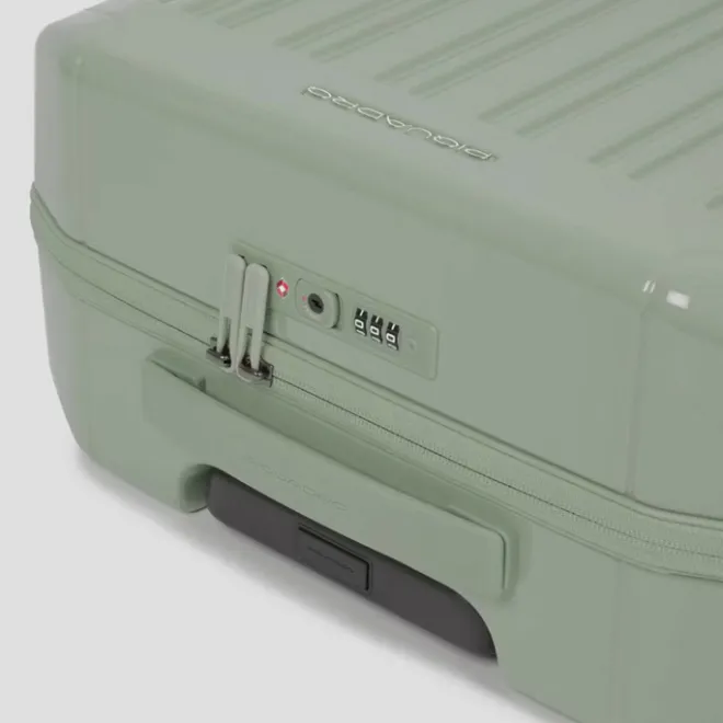 Online Piquadro PQ-Light Cabin Trolley 55 green
