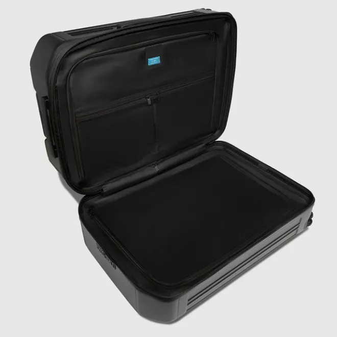 New Piquadro PQ-Light Large Trolley matt black