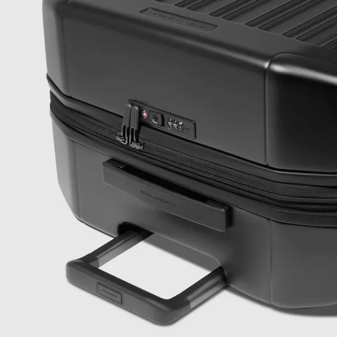 New Piquadro PQ-Light Large Trolley matt black