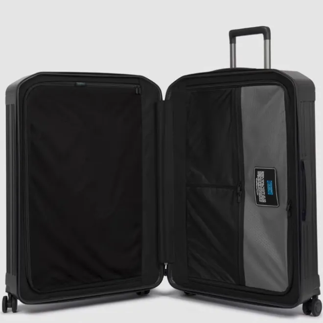 Discount Piquadro PQ-Light Large Trolley matt black