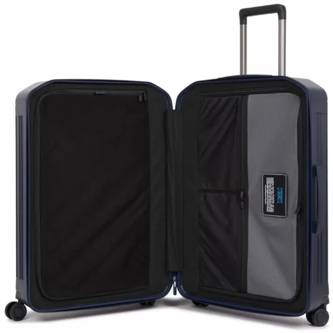 Clearance Piquadro PQ-Light Medium Trolley cobalt blue