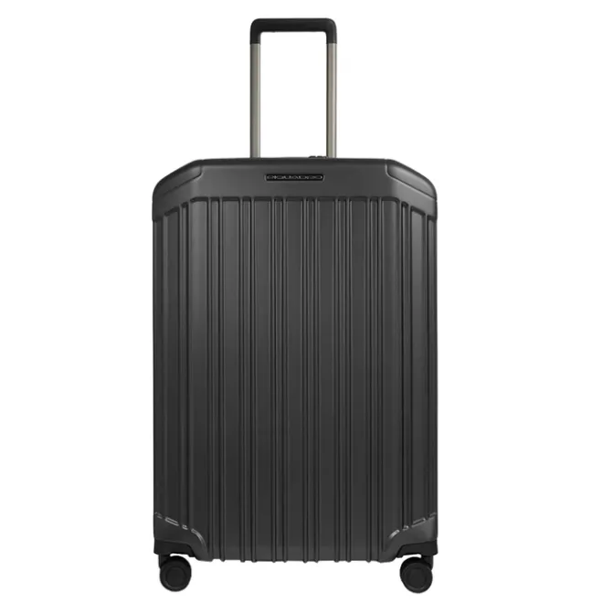 Discount Piquadro PQ-Light Medium Trolley matt black