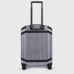 Discount Piquadro PQ-Light Premium Slim Cabin Spinner 55 grey-black