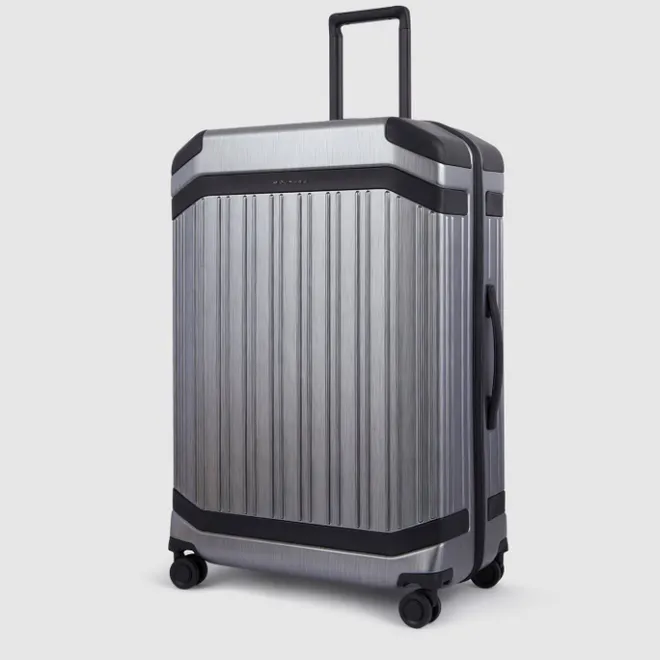 Hot Piquadro PQ-Light Premium Big Size Spinner 75 grey-black