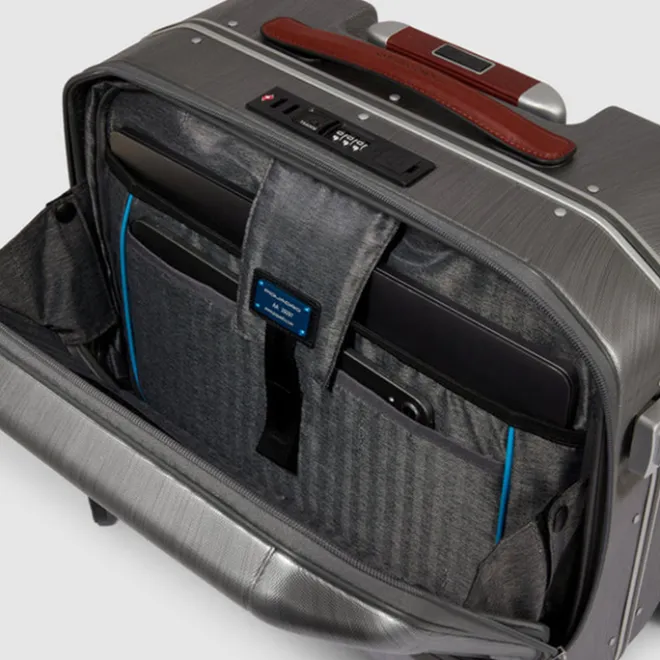 Clearance Piquadro PQLM Laptop Trolley 15.6" anthracite