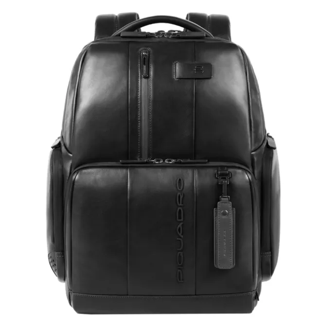 Hot Piquadro Urban Fast-check PC Backpack with iPad Compartment black